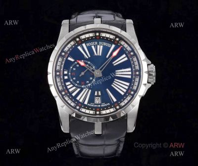 Swiss Replica Roger Dubuis Excalibur DBEX0542 Blue Dial Mens Watch